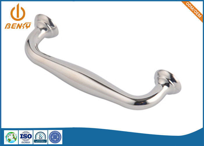 Platerowany odlew aluminiowy ze stopu cynku Niestandardowe klamki do drzwi Sprzęt