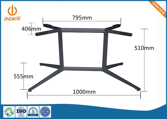 Podstawa stołu restauracyjnego 200 * 600 mm z blatem melaminy 1200 * 700 mm