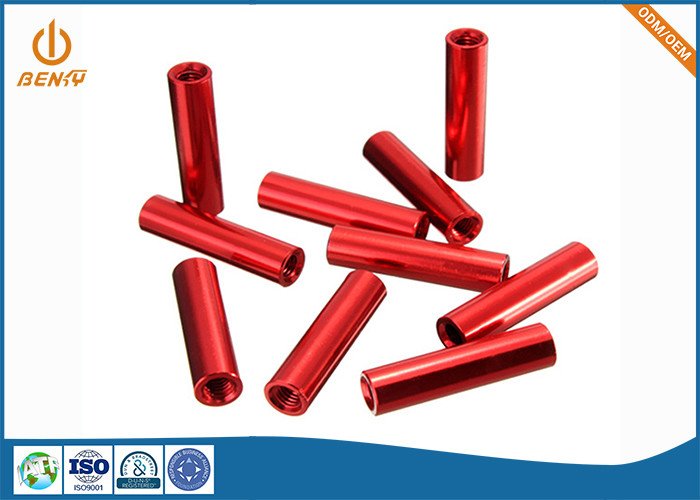 Precyzyjne czerwone miedziane części do toczenia CNC Powierzchnia chromowana