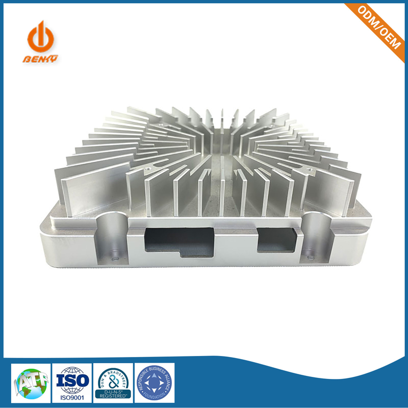 Obróbka CNC 6061 Części ze stopu aluminium do inteligentnego systemu chłodzenia urządzeń automatyki