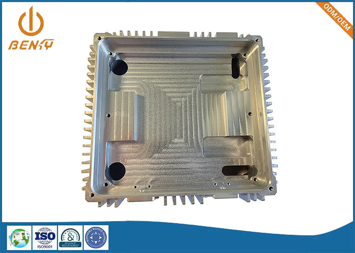 Precyzyjne części do obróbki CNC Aluminiowa obudowa radiatora do wzmacniacza mocy